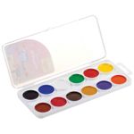 Акварель Мульти-Пульти "Енот в Красном море", медовая, 12 цветов, без кисти, пластик, европодвес