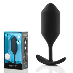 B-vibe Snug Plug 4 - Анальная пробка для ношения