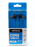 Стереогарнитура APPACS (рус.) APE10, jack3.5, провод 1,2м