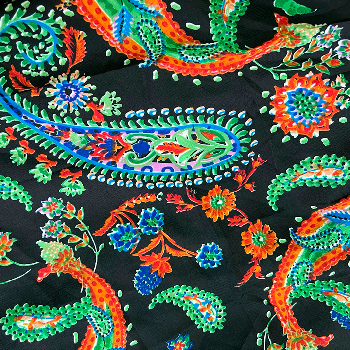 Юбка-брюки №6 разноцветные большие морские огурцы цвет черный FREE SIZE