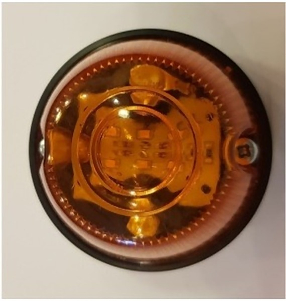 Повторитель поворота УП101-6LED (24в) универсальный с пыльником