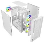 Корпус mATX Powercase Alisio Micro X4W V2 LE
