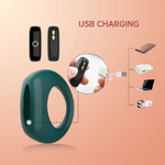 Виброкольцо Magic Motion Dante II бирюзовый