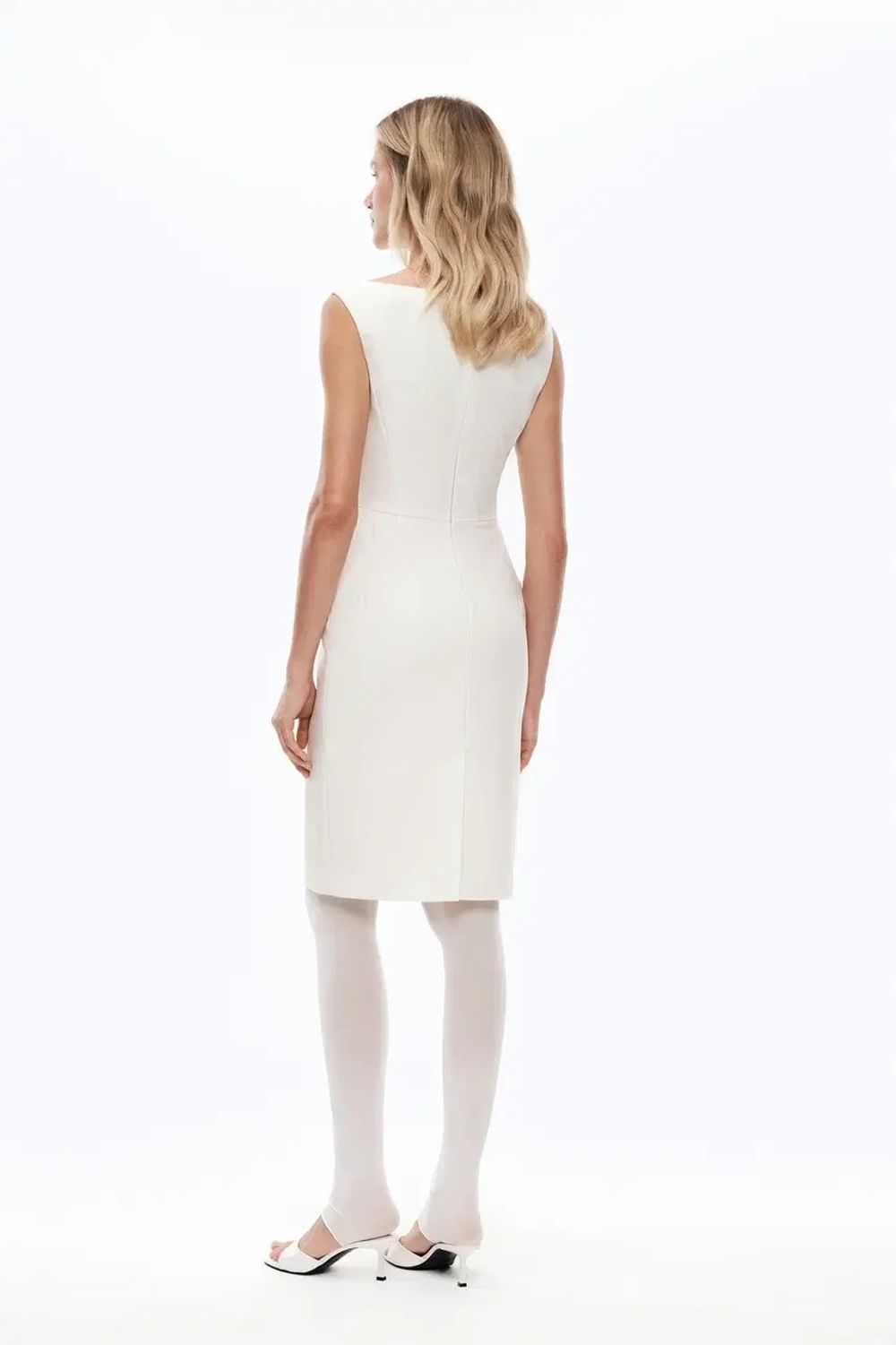 Платье корсетное (Busy mode On), молочное