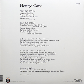 Henry Cow / Leg End (LP)