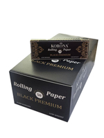 Бумага для сигарет блок "Korona" Black Premium 70мм 50л*50шт