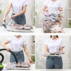 Вакуумный пакет для хранения вещей «Помада», 50×60 см, с рисунком