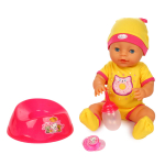 Пупс озвуч. 40см, пьет, писает, закр. глазки, 4акс, 50 звуков (Карапуз)