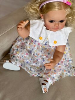 Кукла Реборн виниловая 55см в пакете (FA-032)