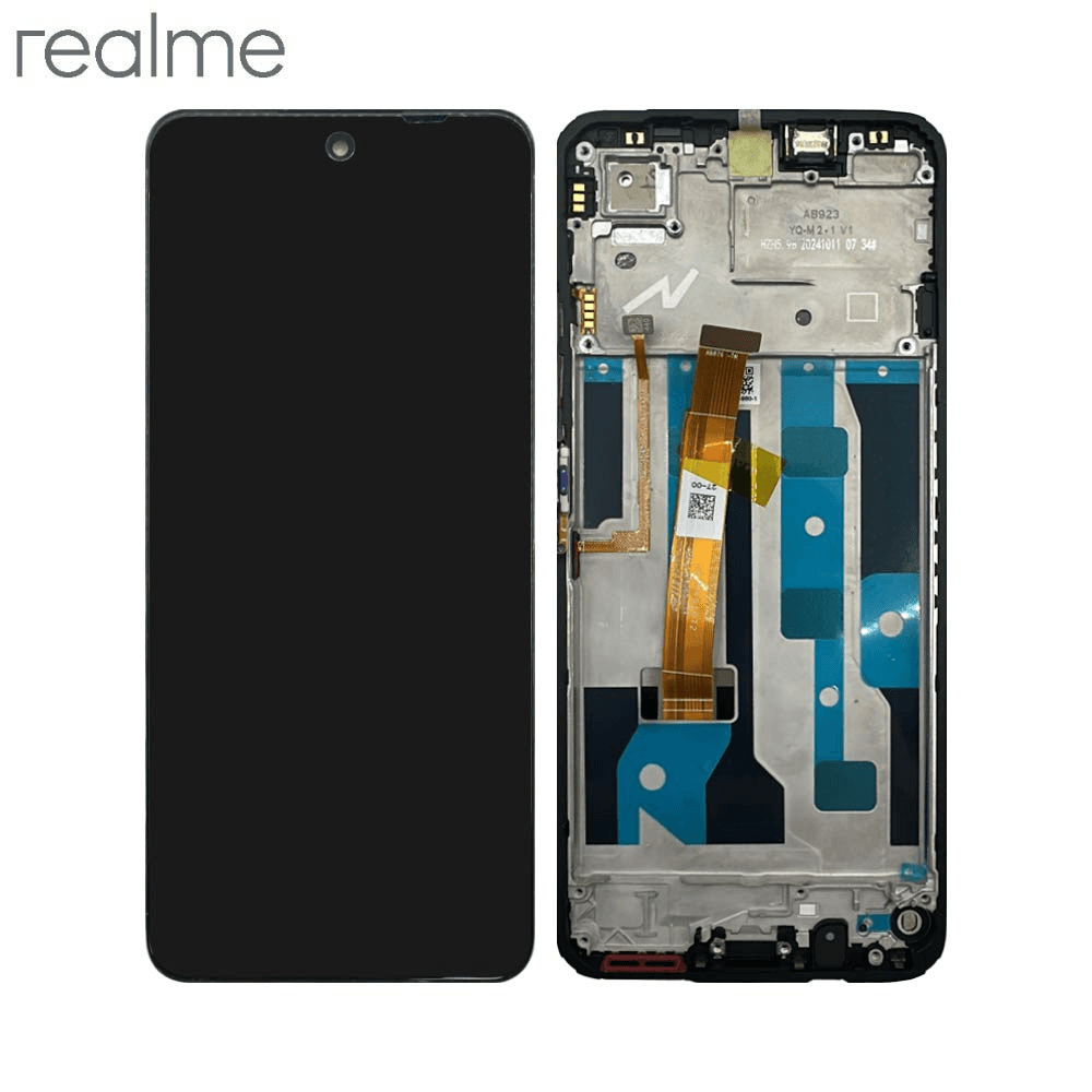 Realme C75 (RMX3941) Дисплейный модуль с тачскрином) (в рамке) + сканер отпечатка пальцев (ORIG-SP)
