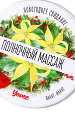 Массажная свеча Полночный массаж с ароматом иланг-иланга 30 мл
