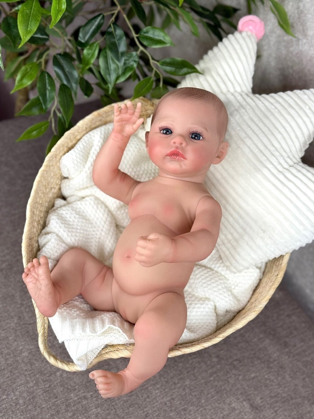 Кукла Реборн виниловая 48см в пакете (FA-822)