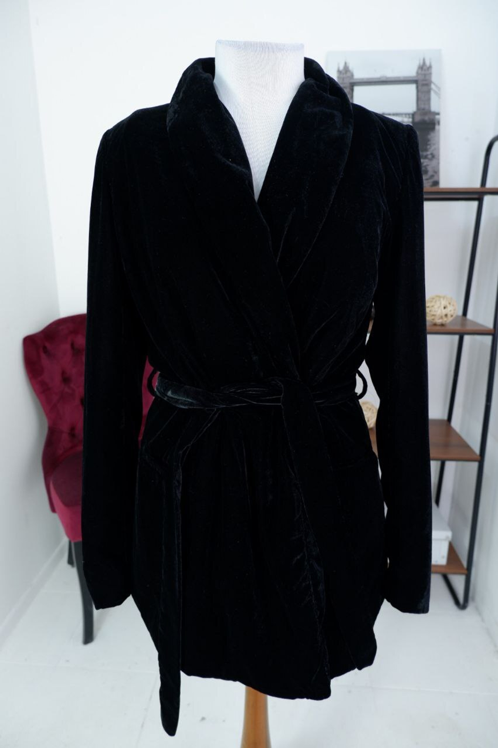 Платье-жакет R Studio бархатное 46 размер