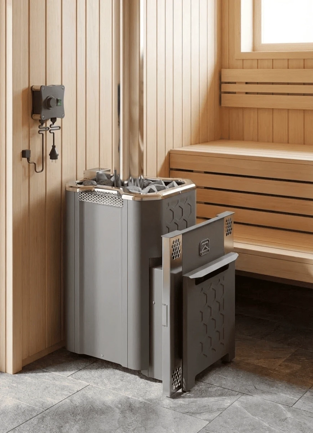 Печь для бани Эльма - 12 ЛГ