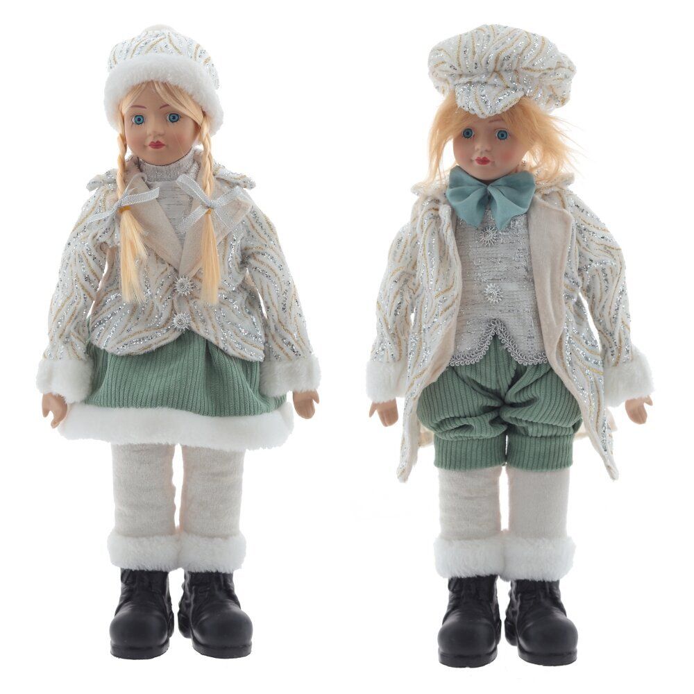 GAEM Игрушка набивная "Девочка/Мальчик" (муз, движ), L20 W11 H44 см, 2в.