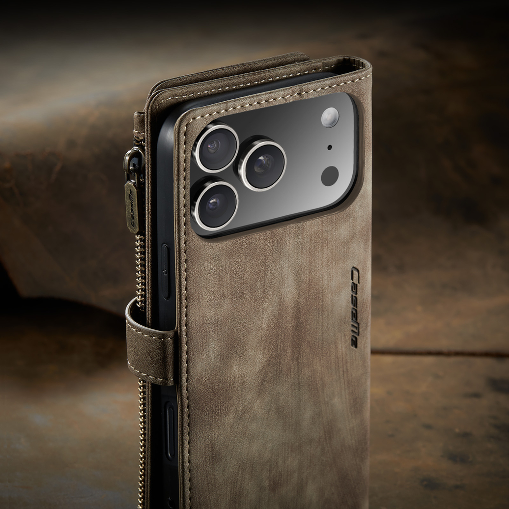 Многофункциональный чехол-кошелек CaseMe 3 in 1 Matte Wallet для iPhone 17 Pro
