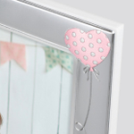 ZEP B17346P Ivan Pink SILVER PLATED 10x15 металл (розовая) детская с посеребрением ф/рамка