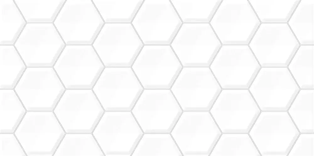 Настенная плитка ALMA Ceramica TWU09BLB010 Bilbao 50x24.9 белая глянцевая рельефная под мозаику