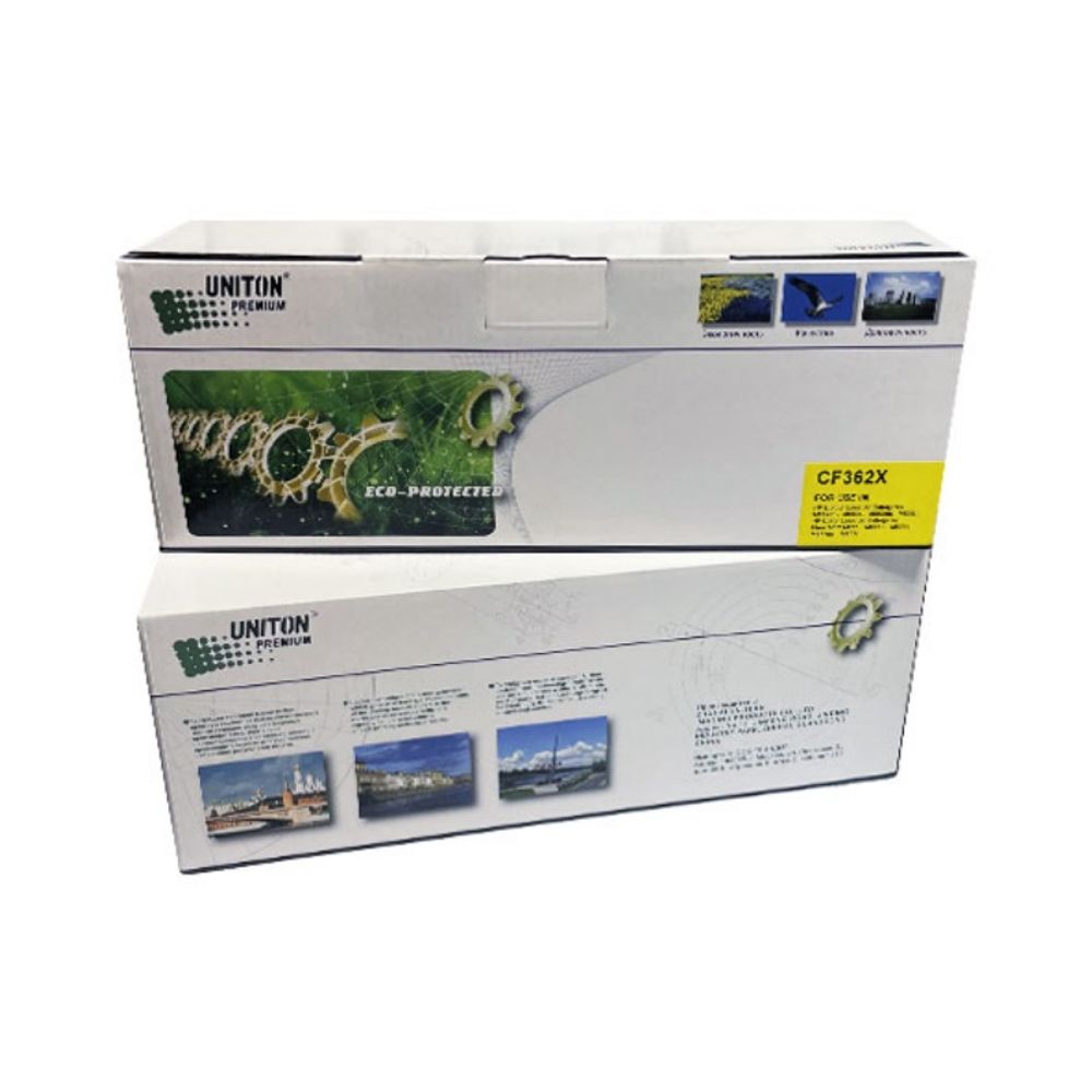 Картридж UNITON, аналог HP CF362X (508X) для Color LJ M552/M553/M577 желтый (10K) Premium