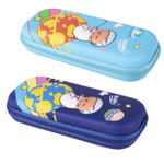 Пенал EVA Alingar, 1 отделение 1 откидная планка, карман сетка, молния, объем рисунок, 95 х 220 мм, "We are bears", мишка космонавт