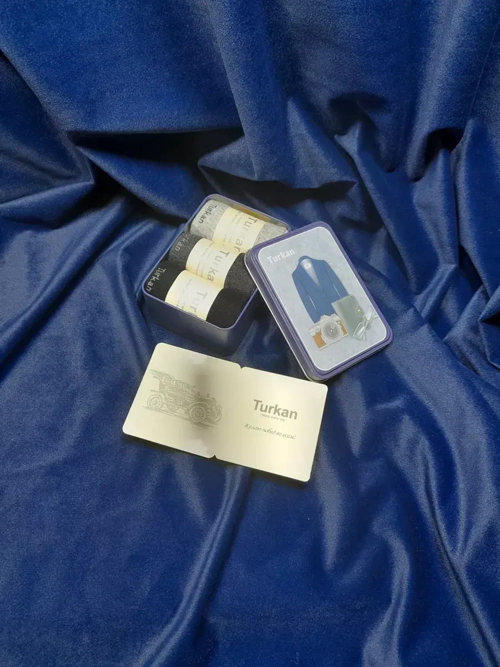 Набор носки мужские в подарочной упаковке