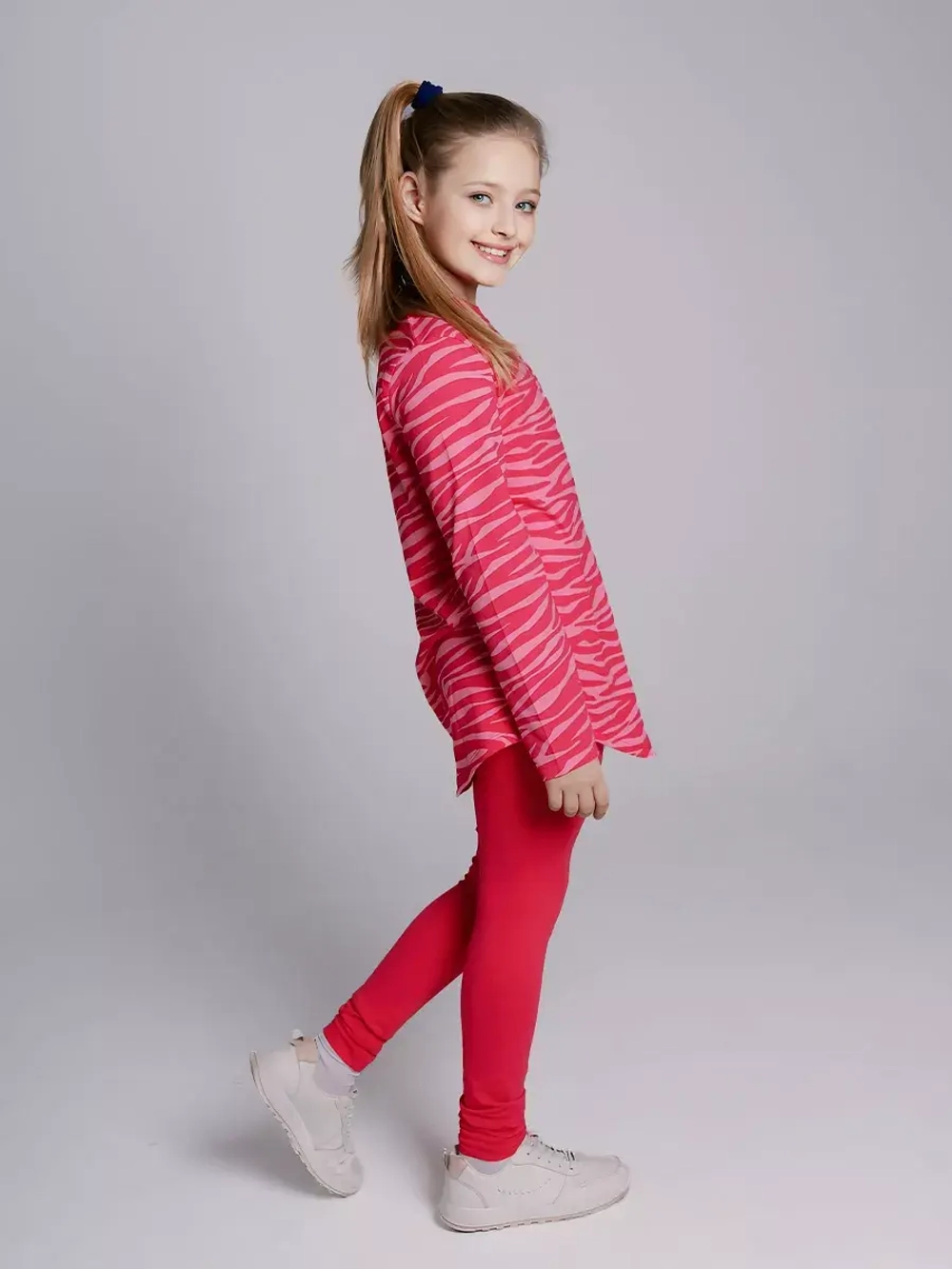 Домашний костюм для девочки с принтом