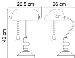 Кабинетная настольная лампа Arte Lamp BANKER