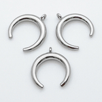 Подвеска Лунница, цвет серебро, размер 15*17 мм, цена за 1 шт