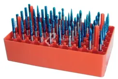 Набор борфрез с покрытием Blue-Tec из 50 шт., Karnasch, арт. 11.4837