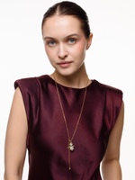 Колье "Nevalyashka" долматиновая яшма Gold