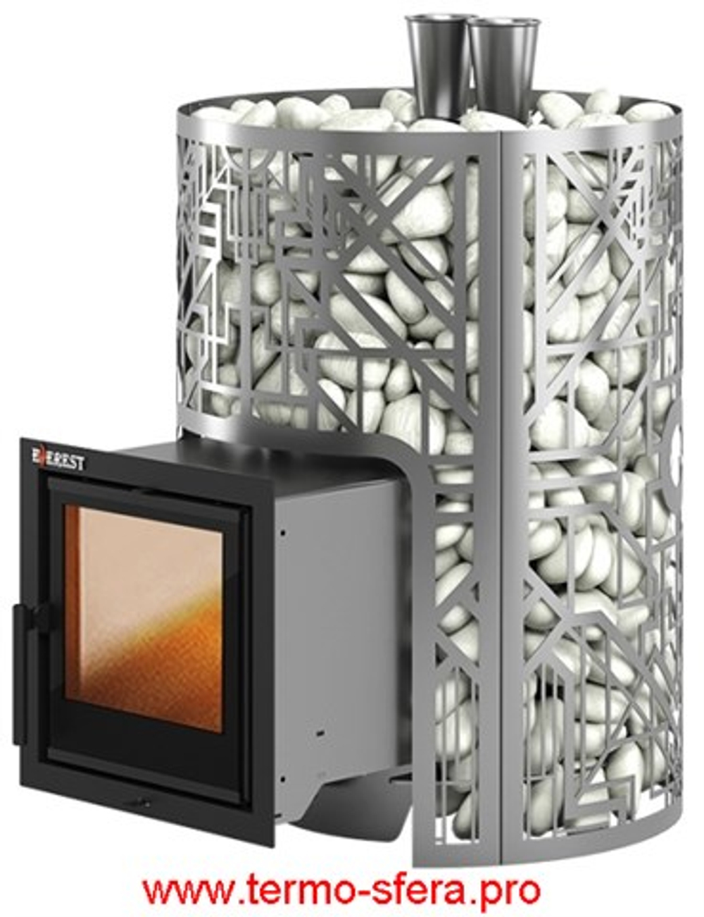 Печь для бани Эверест "Steam Master" GALAXY 18 INOX (226М)