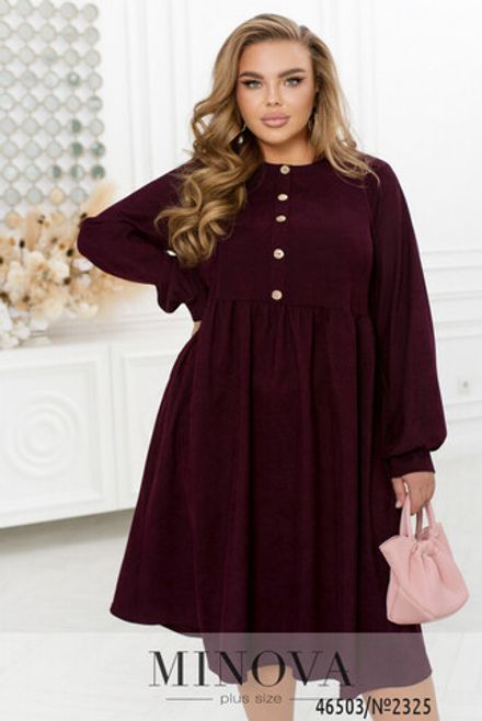 Платье 2325-бордо Minova Фото 2