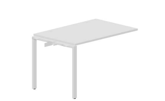 стол Strike 1180х780х750мм (2 громмета) - приставной элемент