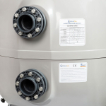 Фильтр AquaViva MS1400 (77m3/h, 1400mm, 2354kg, 110mm, 2,5Бар)