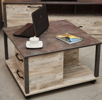 Журнальный стол Клео Дуб Юкон/Ателье темное