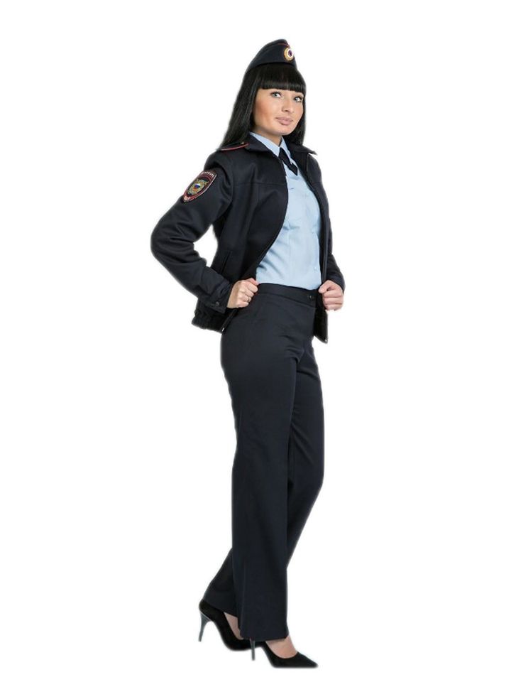 Брюки Полиция женские модельные без канта (поливискоза)