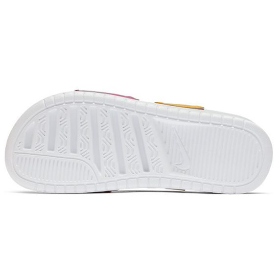 Nike Benassi Duo Ultra Slide 'White Yellow Pink'