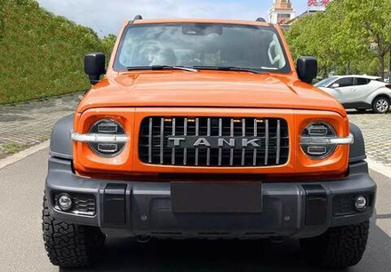 Решётка радиатора Defender GT оранжевая Tank 300