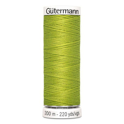 01 Нить Sew-All 100/200 м для всех материалов, 100% полиэстер Gutermann 748277 (616 люминесцентный лайм)