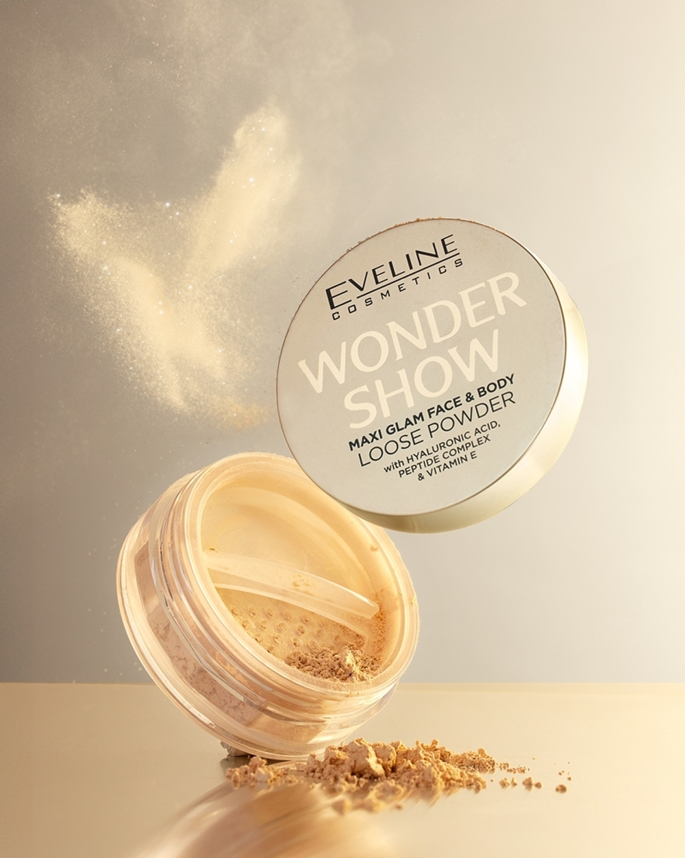 Eveline Cosmetics Wonder Show - Иллюминирующая рассыпчатая пудра для лица и тела, 6 g