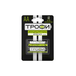 Аккумуляторы NiMH (никель-металлгидридные) Трофи HR6-2BL 2500 mAh GREEN POWER | Трофи