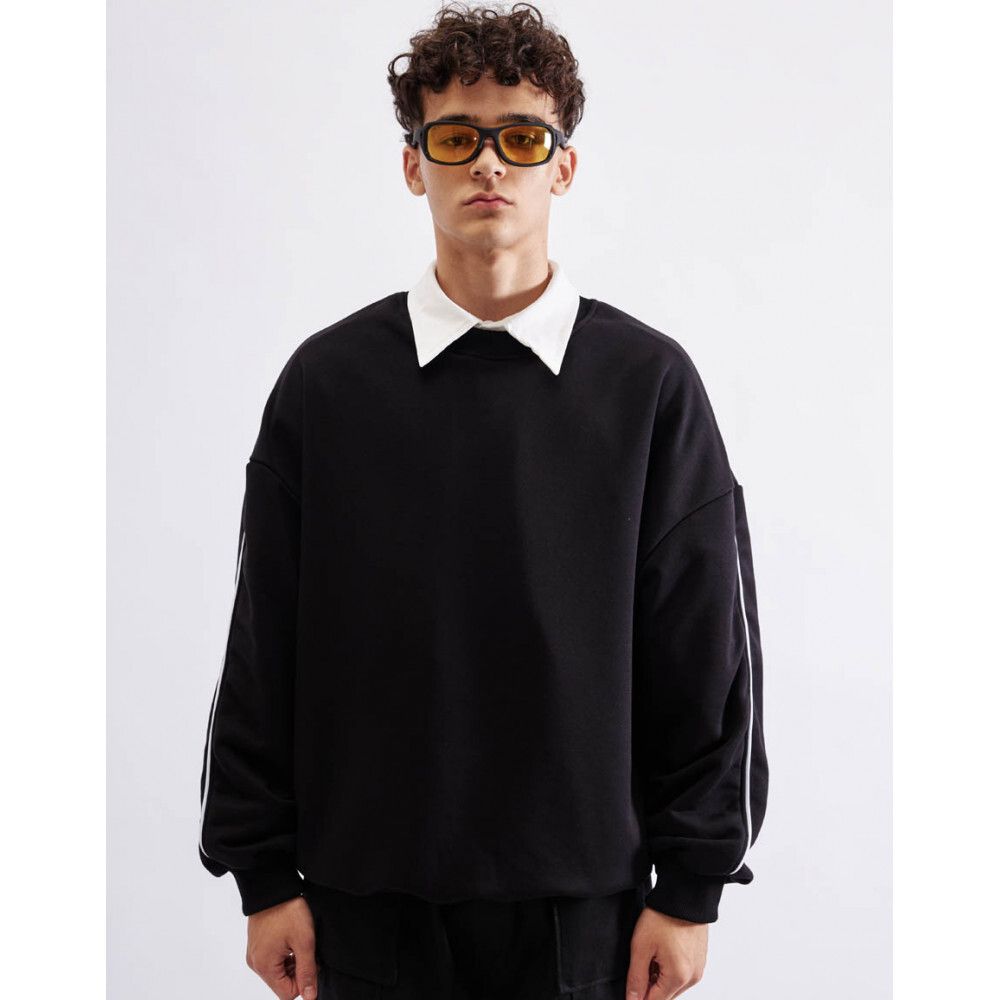 Толстовка БИЧ оверсайз черная