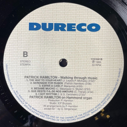 Винтажная виниловая пластинка LP Patrick Hamilton Walking Through Music (Germany 1985)