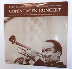 Винтажная виниловая пластинка LP Buck Clayton All Stars Featuring Jimmy Rushing Copenhagen Concert (Португалия 1979)