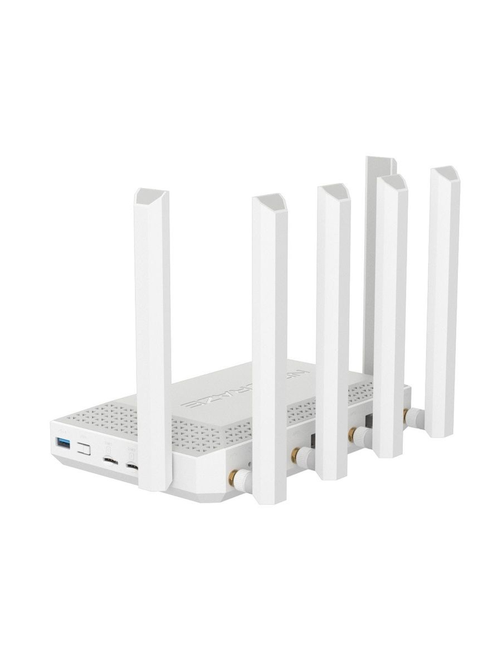 Мультигигабитный интернет-центр Netcraze Hero 5G (NC-4110) с модемом 5G, двумя слотами для SIM-карт, Mesh Wi-Fi 6 AX3000, Smart-коммутатором 12.5G и 41G, многофункциональными портами USB 3.0 и 2.0