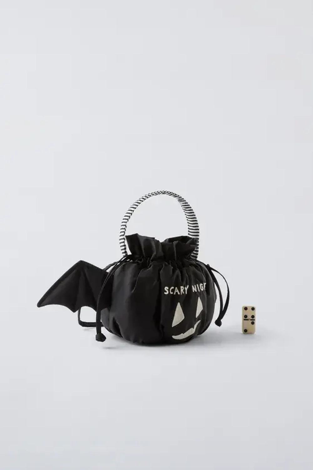 ZARA СУМКА-МЕШОК, ЧЕРНЫЙ