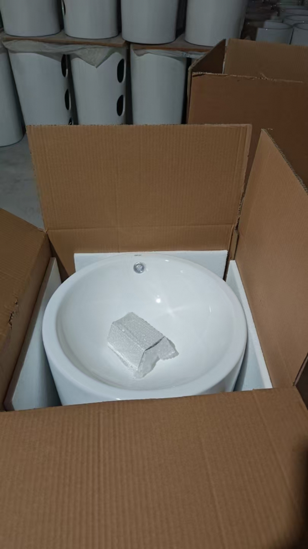 Раковина отдельностоящая ABBER Bequem AC2133 белая