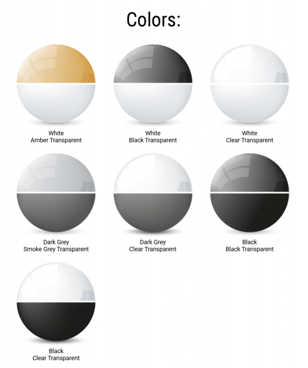 Стул пластиковый Siesta Contract Mr Bobo, белый, янтарный