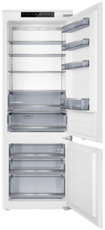 Встраиваемый двухкамерный холодильник Maunfeld MBF19369NFWGR LUX Inverter