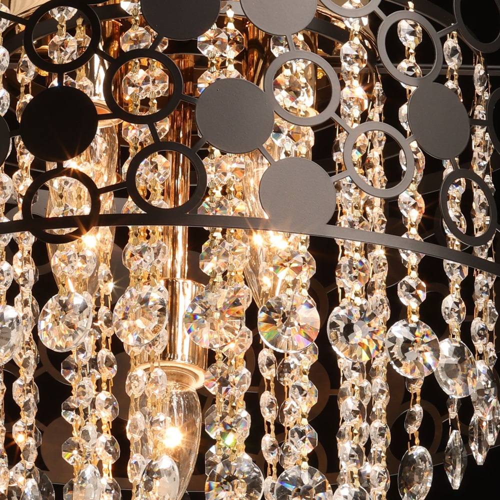 Люстра потолочная De City "Бриз", 5 ламп E27, мощность 300 Вт, площадь освещения до 15м²